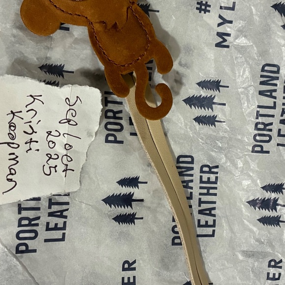 DAKOTA Portland Leather Monkey Keychain Charm FAST SHIP Portland Leather Charm - Picture 6 of 6